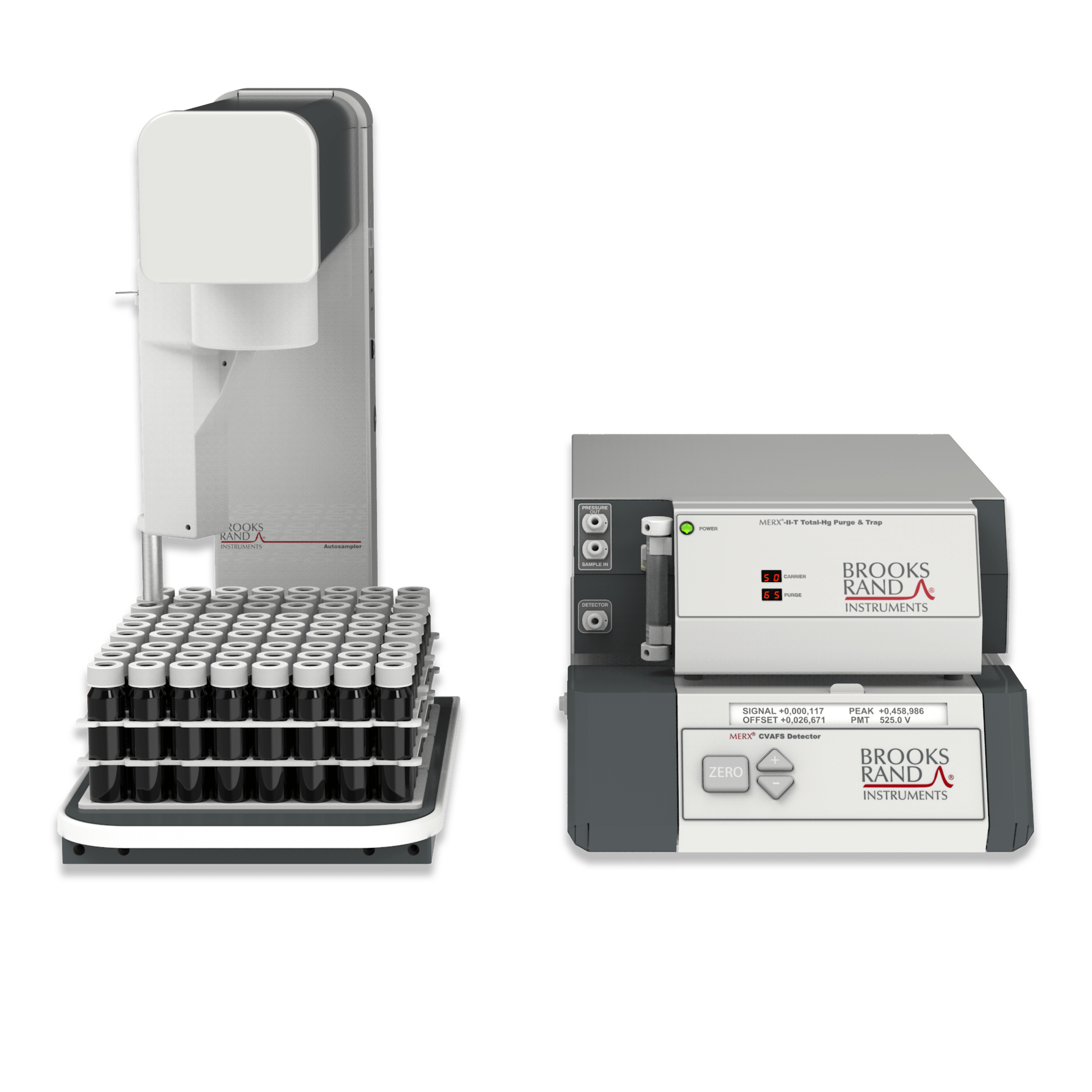 Automated Total mercury System instrument MERX-II-T.